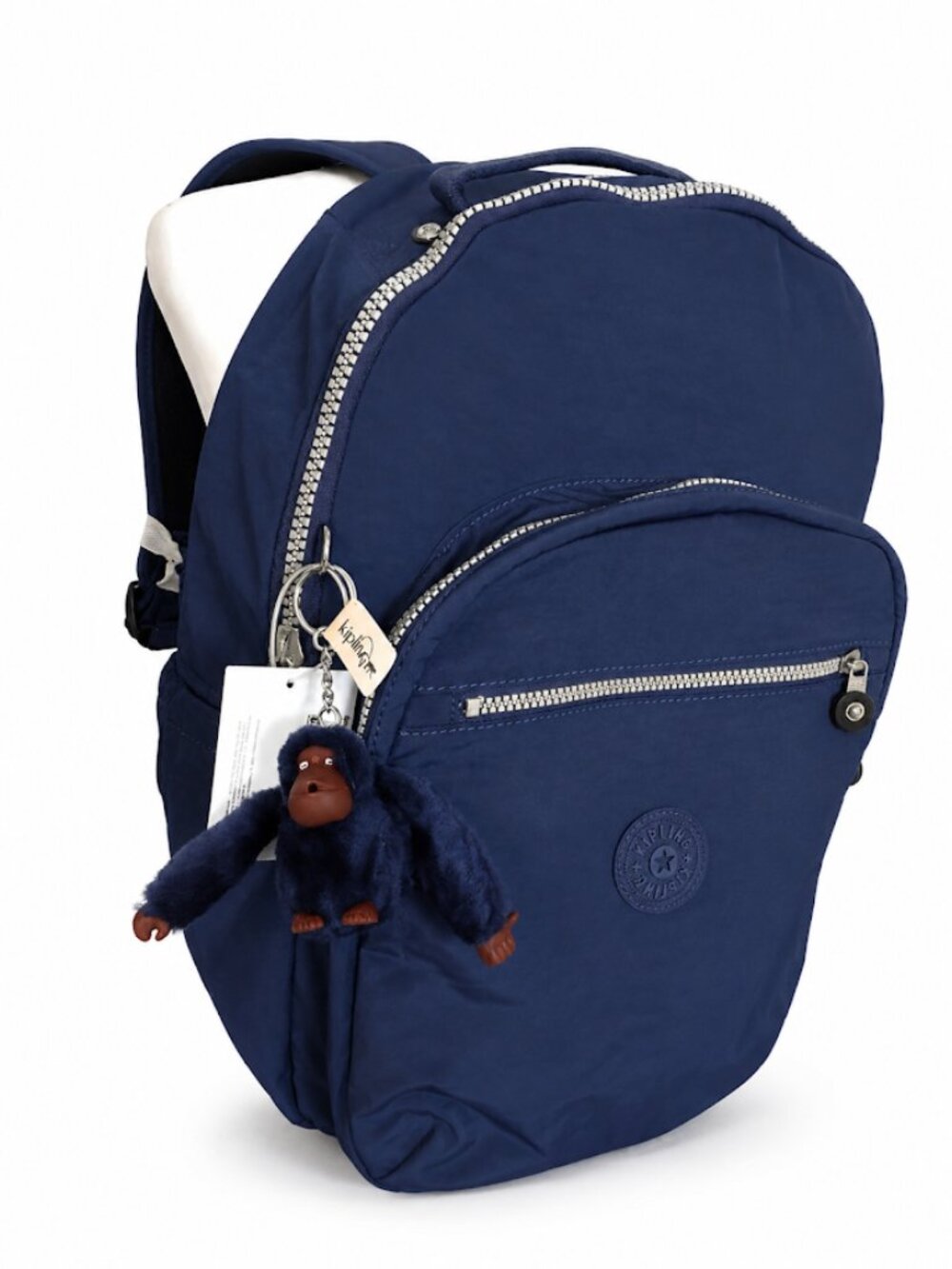 NWT Kipling Seoul Large Laptop Backpack Ink Blue 17" School Travel